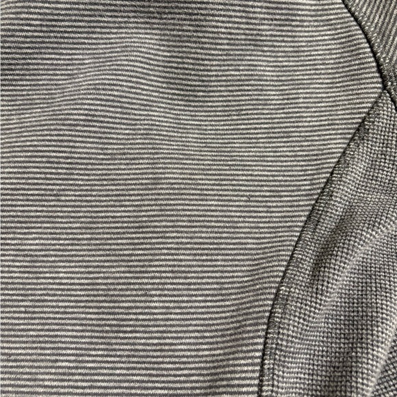 Lululemon Striped Grey Scuba Hoodie Zip-up Jacket Size 4 - Picture 9 of 9